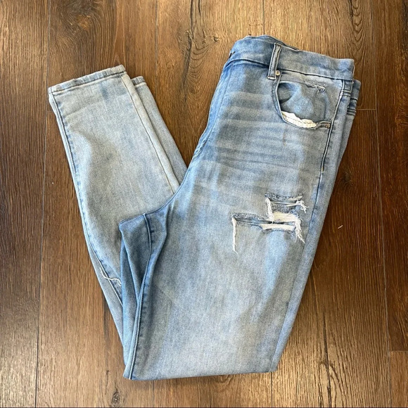 American eagle Curvy super high rise jegging‘s SZ 18 LONG - Picture 1 of 7